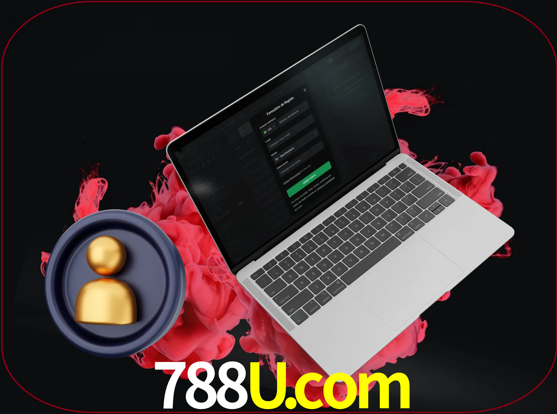No cabeçalho do site 788u, clique no botão que o levará a um formulário especial onde terá de introduzir as suas informações actuais.