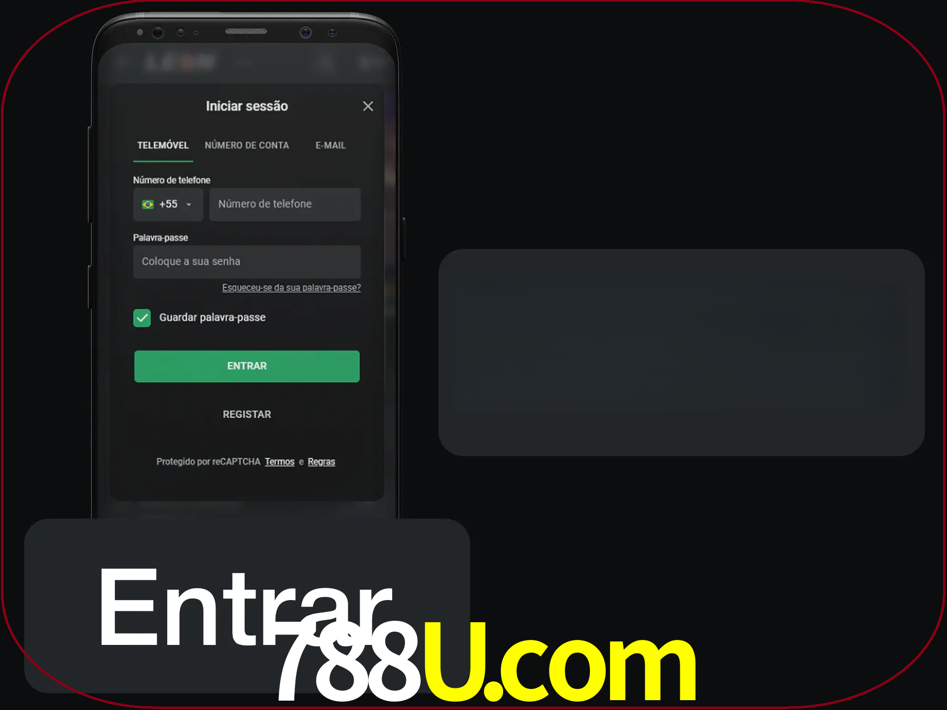 Faça o login para começar a apostar e jogar no cassino.